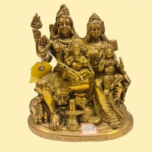 Brass-Lord-Shiva-Parvathy-With-Family